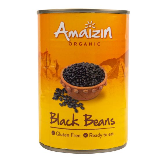 Fazole černá sterilovaná Bio 400g Bio Amaizin