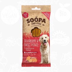 Tyčinky Jumbo Brusnice a Batáty dentálne maškrty 170 g Soopa