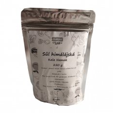 Sůl černá jemně mletá Kala Namak 250g AlfaNatura