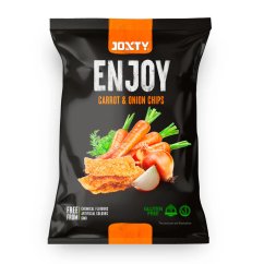 Chipsy zemiakové s mrkvou a cibuľou 40g Enjoy