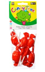 Lollipops strawberry gluten-free Bio 7x10g Candy Tree
