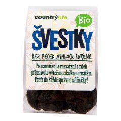 Švestky bez pecek Ashlock Bio 100g Country life