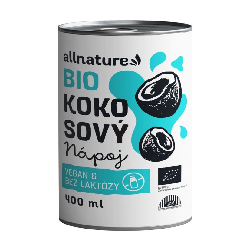 Kokosový nápoj Bio 400 ml Allnature